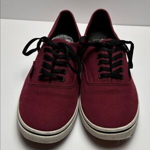 Vans Port Royale/Maroon Canvas Lace-Up Sneakers #0261